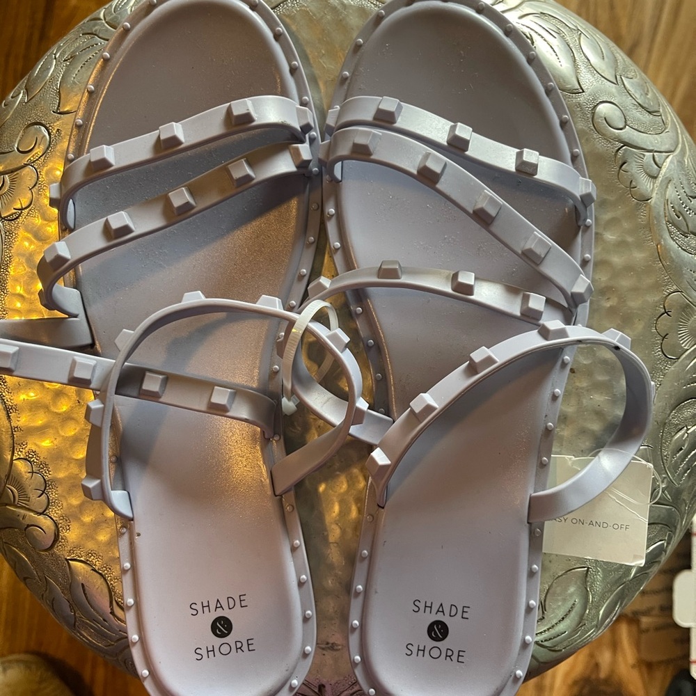NWT Shade & Shore Women's Lavender Sandals